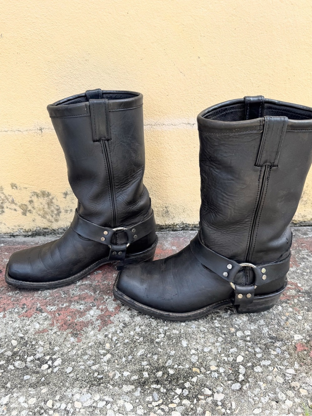 Chippewa USA Made 27868 Men’s Motorcycle Biker Harness Boots Black Leather SZ 11